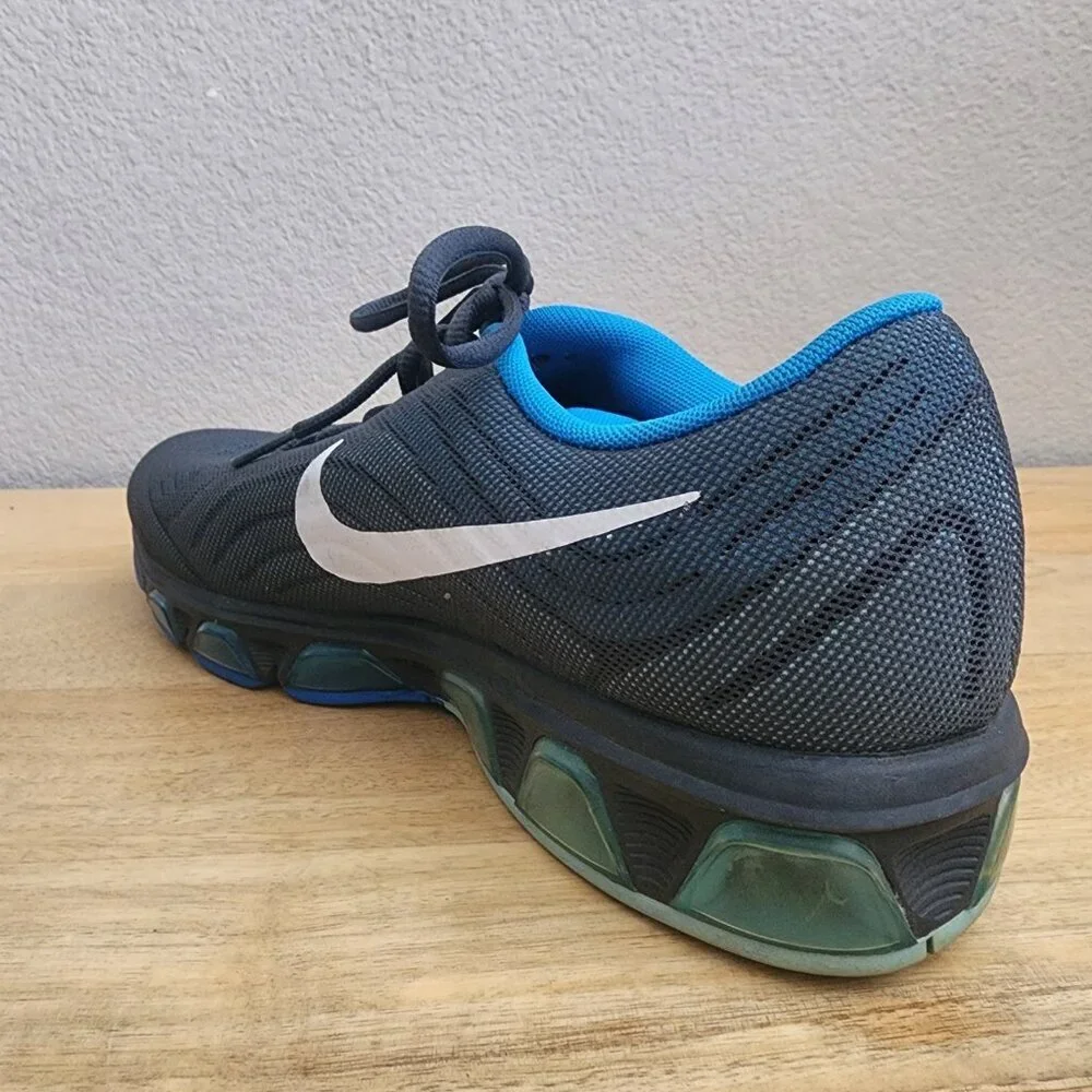 Nike Mens AirMax Tailwind 6 Mesh Running Shoes 621225-004 Grey Blue Volt Size 9